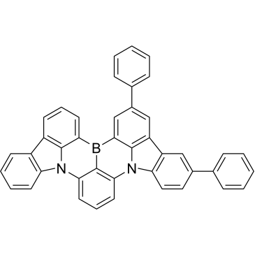 Indolo[3,2,1-de]indolo[1′,2′,3′:1,8][1,4]benzazaborino[2,3,4-kl]phenazaborine, 2,5-diphenyl-|CS-1386343