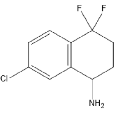 7-Chloro-4,4-difluoro-1,2,3,4-tetrahydronaphthalen-1-amine|CS-1386357