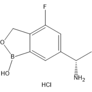 (S)-6-(1-Aminoethyl)-4-fluorobenzo[c][1,2]oxaborol-1(3H)-ol hydrochloride|CS-1386419