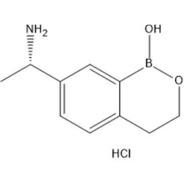 (S)-7-(1-Aminoethyl)-3,4-dihydro-1H-benzo[c][1,2]oxaborinin-1-ol hydrochloride|CS-1386441