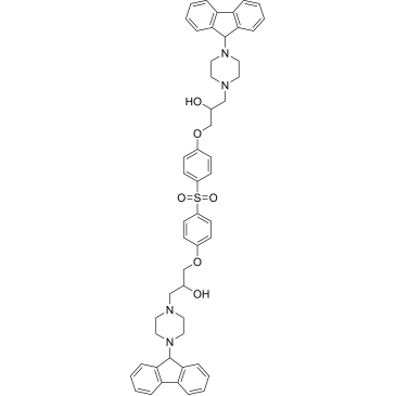3,3'-((Sulfonylbis(4,1-phenylene))bis(oxy))bis(1-(4-(9H-fluoren-9-yl)piperazin-1-yl)propan-2-ol)|CS-1386669