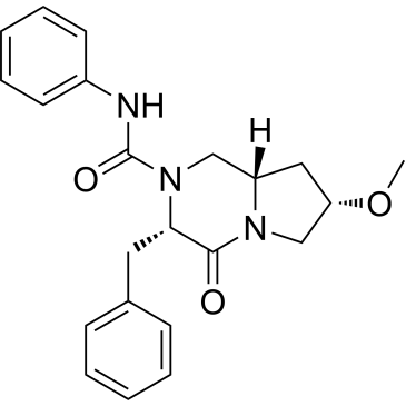 (3S,7S,8aS)-3-Benzyl-7-methoxy-4-oxo-N-phenylhexahydropyrrolo[1,2-a]pyrazine-2(1H)-carboxamide|CS-1386685