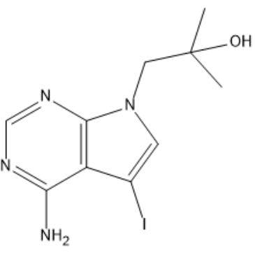 1-(4-Amino-5-iodo-7H-pyrrolo[2,3-d]pyrimidin-7-yl)-2-methylpropan-2-ol|CS-1386700