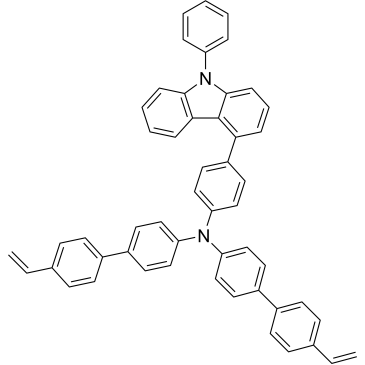 N-(4-(9-Phenyl-9H-carbazol-4-yl)phenyl)-4'-vinyl-N-(4'-vinyl-[1,1'-biphenyl]-4-yl)-[1,1'-biphenyl]-4-amine|CS-1386763