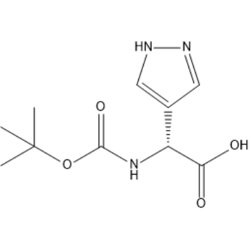 (R)-2-((Tert-butoxycarbonyl)amino)-2-(1H-pyrazol-4-yl)acetic acid|CS-1386919