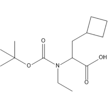 2-((Tert-butoxycarbonyl)(ethyl)amino)-3-cyclobutylpropanoic acid|CS-1386923