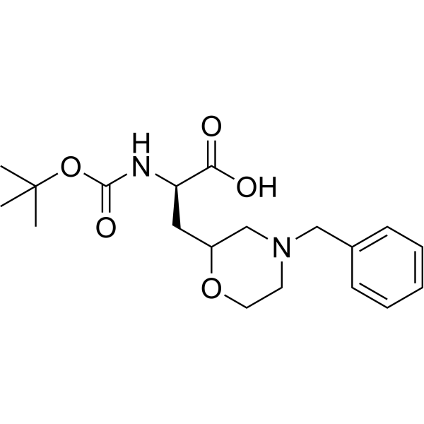 (2R)-3-(4-Benzylmorpholin-2-yl)-2-((tert-butoxycarbonyl)amino)propanoic acid|CS-1386927