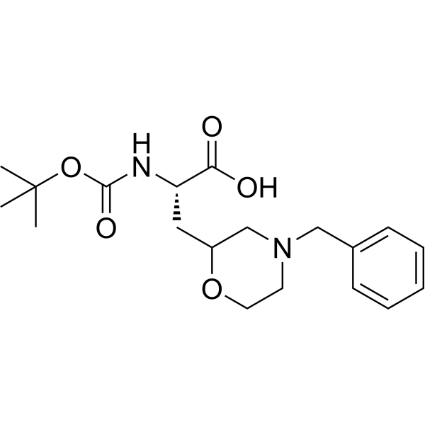 (2S)-3-(4-Benzylmorpholin-2-yl)-2-((tert-butoxycarbonyl)amino)propanoic acid|CS-1386928