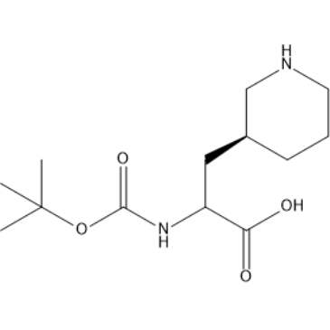 2-((Tert-butoxycarbonyl)amino)-3-((S)-piperidin-3-yl)propanoic acid|CS-1386929