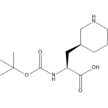 (S)-2-((Tert-butoxycarbonyl)amino)-3-((S)-piperidin-3-yl)propanoic acid|CS-1386930