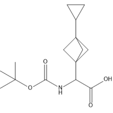 2-((Tert-butoxycarbonyl)amino)-2-(3-cyclopropylbicyclo[1.1.1]pentan-1-yl)acetic acid|CS-1386932