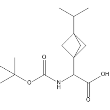 2-((Tert-butoxycarbonyl)amino)-2-(3-isopropylbicyclo[1.1.1]pentan-1-yl)acetic acid|CS-1386933
