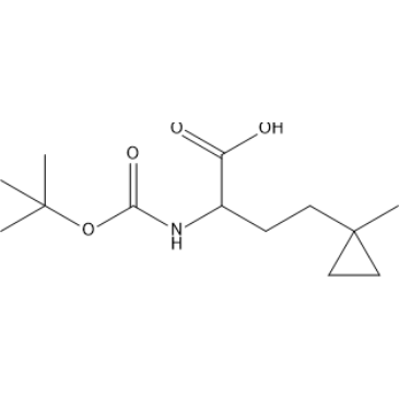 2-((Tert-butoxycarbonyl)amino)-4-(1-methylcyclopropyl)butanoic acid|CS-1386934