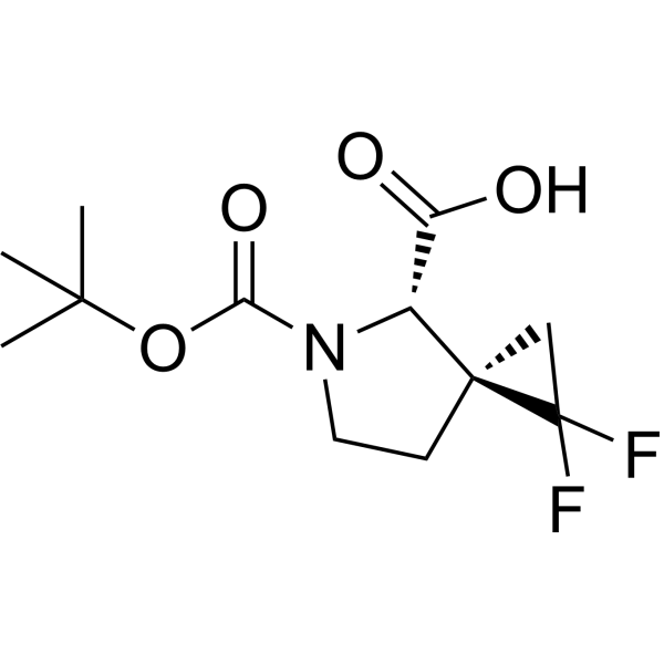 (3R,4S)-5-(Tert-butoxycarbonyl)-1,1-difluoro-5-azaspiro[2.4]heptane-4-carboxylic acid|CS-1386941