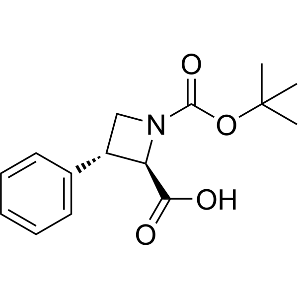 rel-(2R,3R)-1-(Tert-butoxycarbonyl)-3-phenylazetidine-2-carboxylic acid|CS-1386957