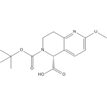 (R)-6-(Tert-butoxycarbonyl)-2-methoxy-5,6,7,8-tetrahydro-1,6-naphthyridine-5-carboxylic acid|CS-1386969