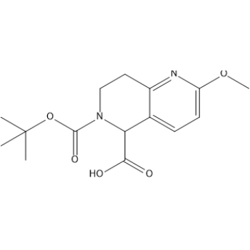6-(Tert-butoxycarbonyl)-2-methoxy-5,6,7,8-tetrahydro-1,6-naphthyridine-5-carboxylic acid|CS-1386970