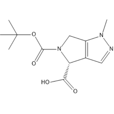 (R)-5-(Tert-butoxycarbonyl)-1-methyl-1,4,5,6-tetrahydropyrrolo[3,4-c]pyrazole-4-carboxylic acid|CS-1386974