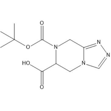 7-(Tert-butoxycarbonyl)-5,6,7,8-tetrahydro-[1,2,4]triazolo[4,3-a]pyrazine-6-carboxylic acid|CS-1386978