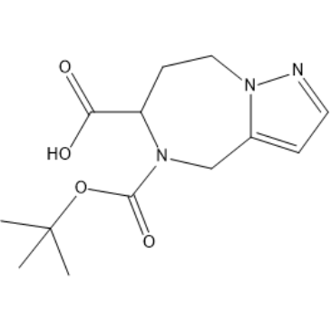 5-(Tert-butoxycarbonyl)-5,6,7,8-tetrahydro-4H-pyrazolo[1,5-a][1,4]diazepine-6-carboxylic acid|CS-1386979