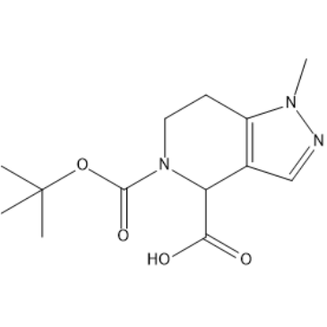 5-(Tert-butoxycarbonyl)-1-methyl-4,5,6,7-tetrahydro-1H-pyrazolo[4,3-c]pyridine-4-carboxylic acid|CS-1386980