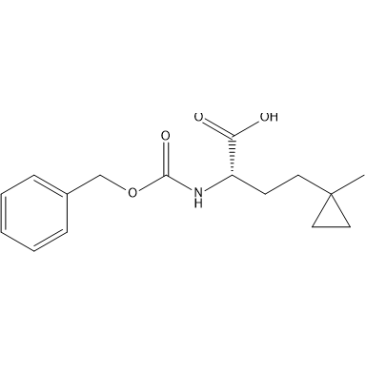 (S)-2-(((Benzyloxy)carbonyl)amino)-4-(1-methylcyclopropyl)butanoic acid|CS-1387004
