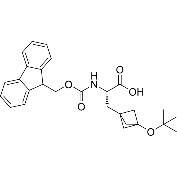 (S)-2-((((9H-Fluoren-9-yl)methoxy)carbonyl)amino)-3-(3-(tert-butoxy)bicyclo[1.1.1]pentan-1-yl)propanoic acid|CS-1387014