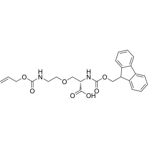 N-(((9H-Fluoren-9-yl)methoxy)carbonyl)-O-(2-(((allyloxy)carbonyl)amino)ethyl)-l-serine|CS-1387017
