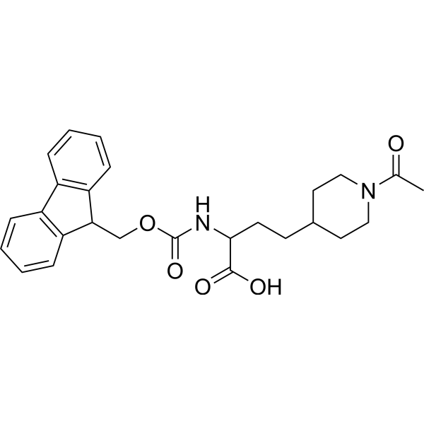2-((((9H-Fluoren-9-yl)methoxy)carbonyl)amino)-4-(1-acetylpiperidin-4-yl)butanoic acid|CS-1387033