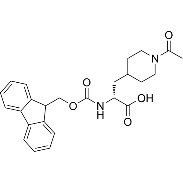(R)-2-((((9H-Fluoren-9-yl)methoxy)carbonyl)amino)-3-(1-acetylpiperidin-4-yl)propanoic acid|CS-1387035