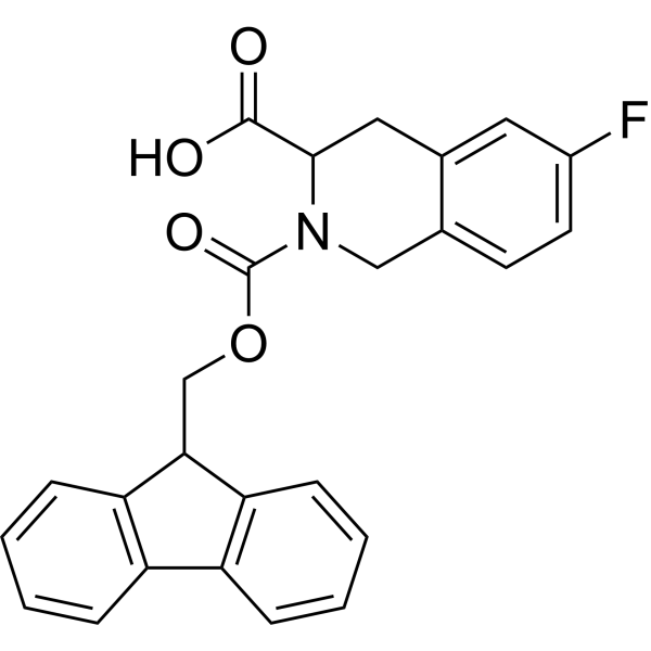 2-(((9H-Fluoren-9-yl)methoxy)carbonyl)-6-fluoro-1,2,3,4-tetrahydroisoquinoline-3-carboxylic acid|CS-1387036