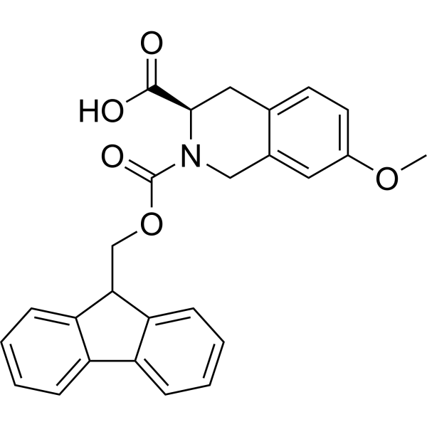 (R)-2-(((9H-Fluoren-9-yl)methoxy)carbonyl)-7-methoxy-1,2,3,4-tetrahydroisoquinoline-3-carboxylic acid|CS-1387038
