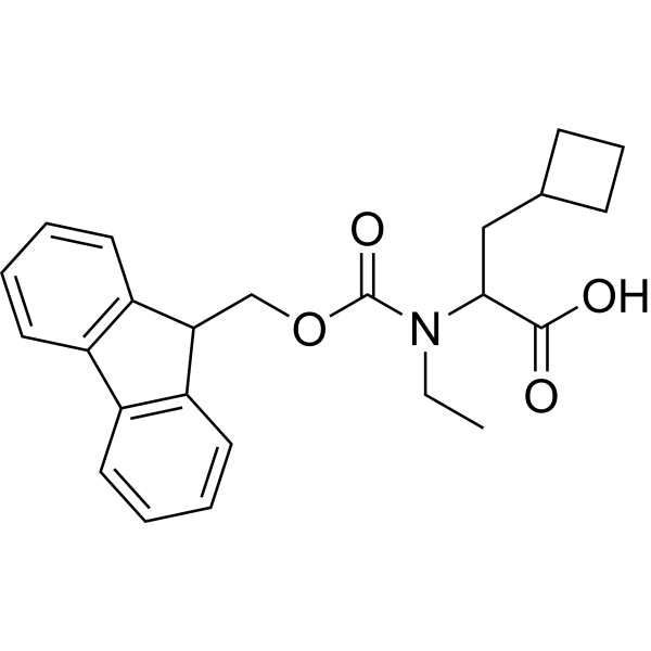 2-((((9H-Fluoren-9-yl)methoxy)carbonyl)(ethyl)amino)-3-cyclobutylpropanoic acid|CS-1387044