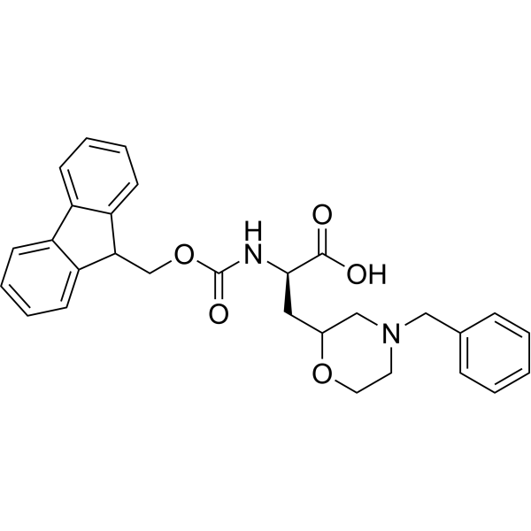 (2R)-2-((((9H-Fluoren-9-yl)methoxy)carbonyl)amino)-3-(4-benzylmorpholin-2-yl)propanoic acid|CS-1387047