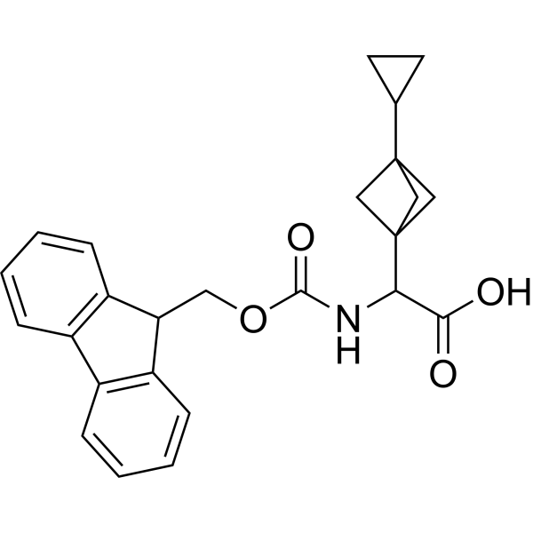 2-((((9H-Fluoren-9-yl)methoxy)carbonyl)amino)-2-(3-cyclopropylbicyclo[1.1.1]pentan-1-yl)acetic acid|CS-1387049