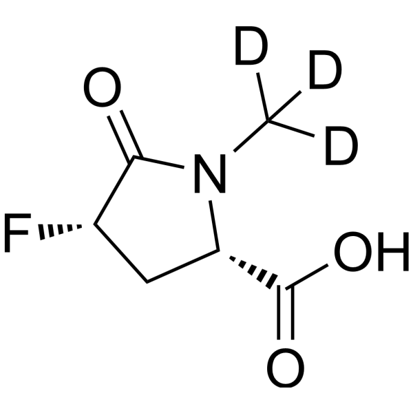 (2S,4S)-4-Fluoro-1-(methyl-d3)-5-oxopyrrolidine-2-carboxylic acid|CS-1387071
