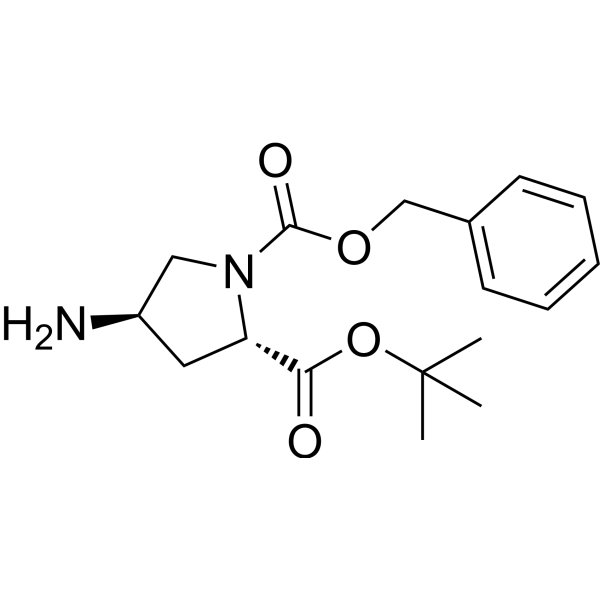 1-Benzyl 2-(tert-butyl) (2S,4R)-4-aminopyrrolidine-1,2-dicarboxylate|CS-1387111