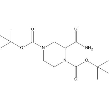Di-tert-butyl 2-carbamoylpiperazine-1,4-dicarboxylate|CS-1387114