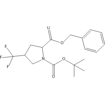 2-Benzyl 1-(tert-butyl) 4-(trifluoromethyl)pyrrolidine-1,2-dicarboxylate|CS-1387120