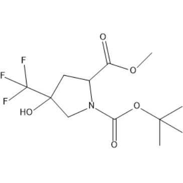 1-(Tert-butyl) 2-methyl 4-hydroxy-4-(trifluoromethyl)pyrrolidine-1,2-dicarboxylate|CS-1387122