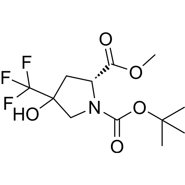 1-(Tert-butyl) 2-methyl (2R)-4-hydroxy-4-(trifluoromethyl)pyrrolidine-1,2-dicarboxylate|CS-1387123