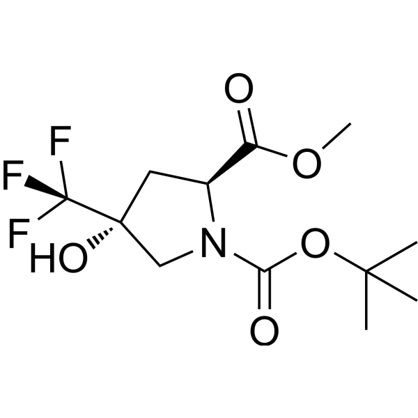 1-(Tert-butyl) 2-methyl (2S,4R)-4-hydroxy-4-(trifluoromethyl)pyrrolidine-1,2-dicarboxylate|CS-1387124