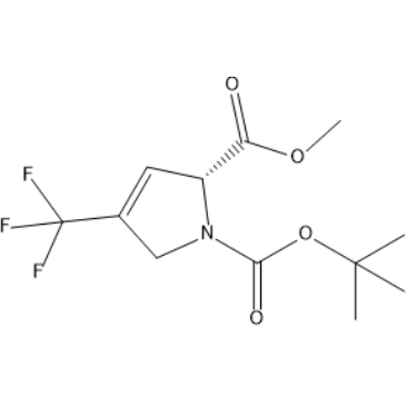 1-(Tert-butyl) 2-methyl (R)-4-(trifluoromethyl)-2,5-dihydro-1H-pyrrole-1,2-dicarboxylate|CS-1387128