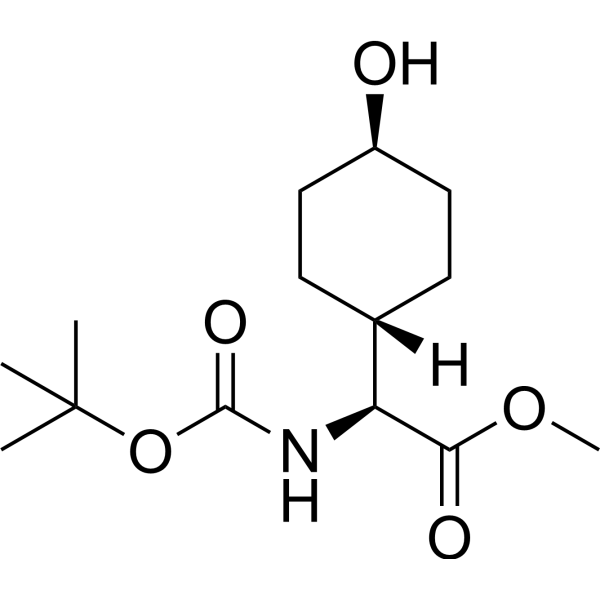 Methyl (S)-2-((tert-butoxycarbonyl)amino)-2-((1R,4S)-4-hydroxycyclohexyl)acetate|CS-1387130