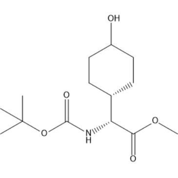 Methyl (2R)-2-((tert-butoxycarbonyl)amino)-2-(4-hydroxycyclohexyl)acetate|CS-1387132
