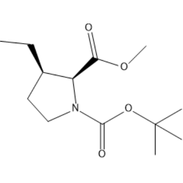 rel-1-(Tert-butyl) 2-methyl (2S,3R)-3-ethylpyrrolidine-1,2-dicarboxylate|CS-1387142