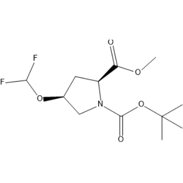 1-(Tert-butyl) 2-methyl (2S,4S)-4-(difluoromethoxy)pyrrolidine-1,2-dicarboxylate|CS-1387181