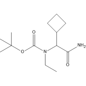 Tert-butyl (2-amino-1-cyclobutyl-2-oxoethyl)(ethyl)carbamate|CS-1387189