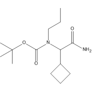 Tert-butyl (2-amino-1-cyclobutyl-2-oxoethyl)(propyl)carbamate|CS-1387190