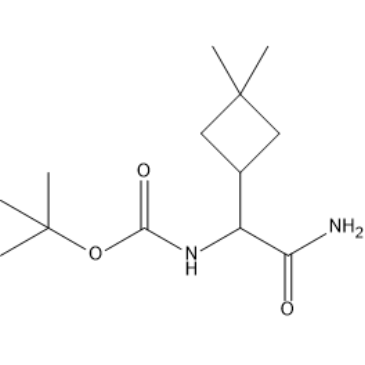 Tert-butyl (2-amino-1-(3,3-dimethylcyclobutyl)-2-oxoethyl)carbamate|CS-1387192